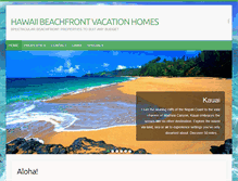 Tablet Screenshot of myhawaiibeachfront.com